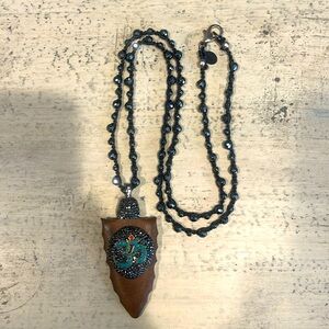 Handmade Tibet necklace with removable pendant